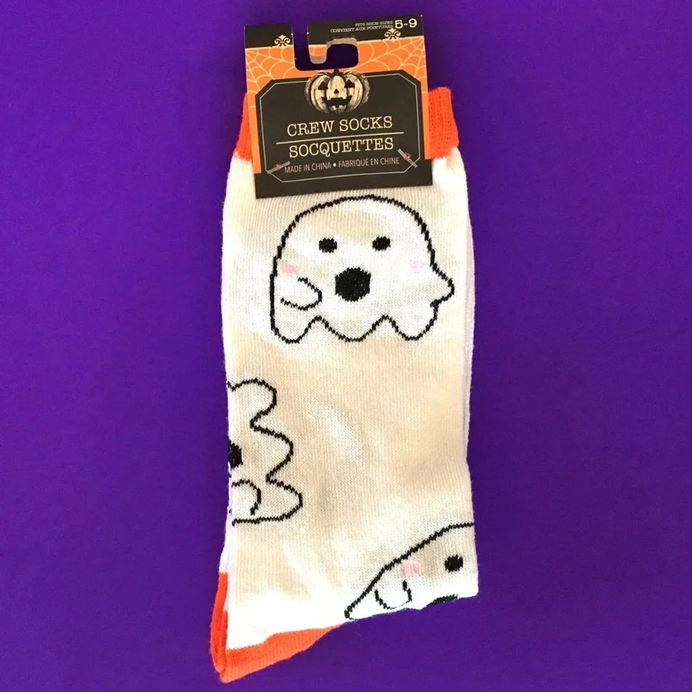 Halloween Ghost Socks
